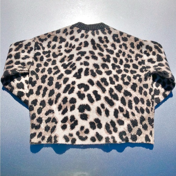 H&M Animal Print Sweatshirt/Sweater Lightweight Size XS (Extra Small) - Picture 2 of 13